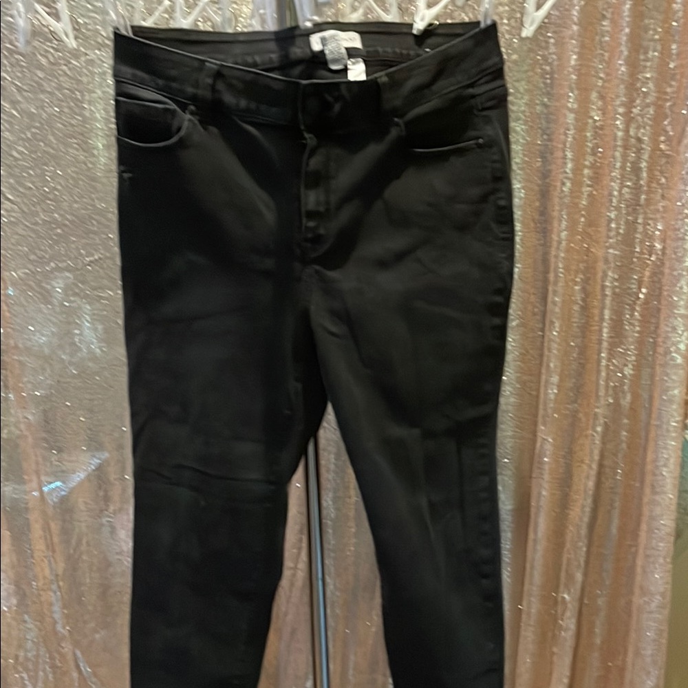 Lane Bryant Black High-Rise Skinny Jeans NWOT